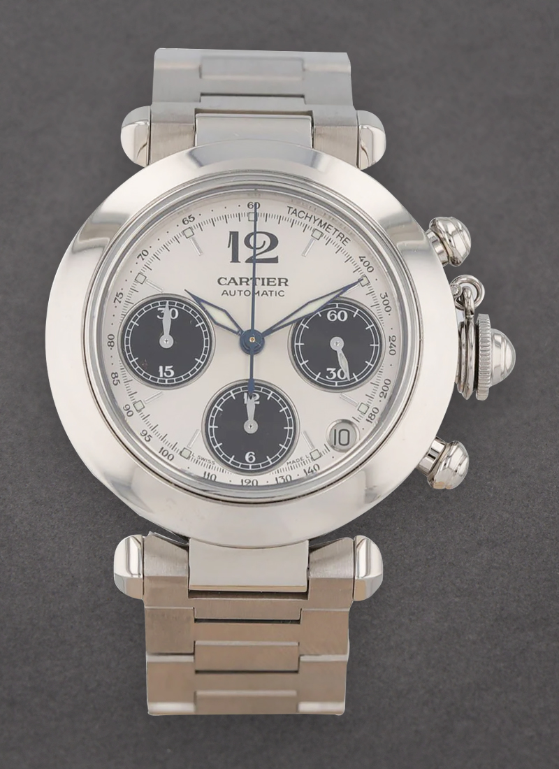 Cartier Pasha C Chronograph in Stainless Steel