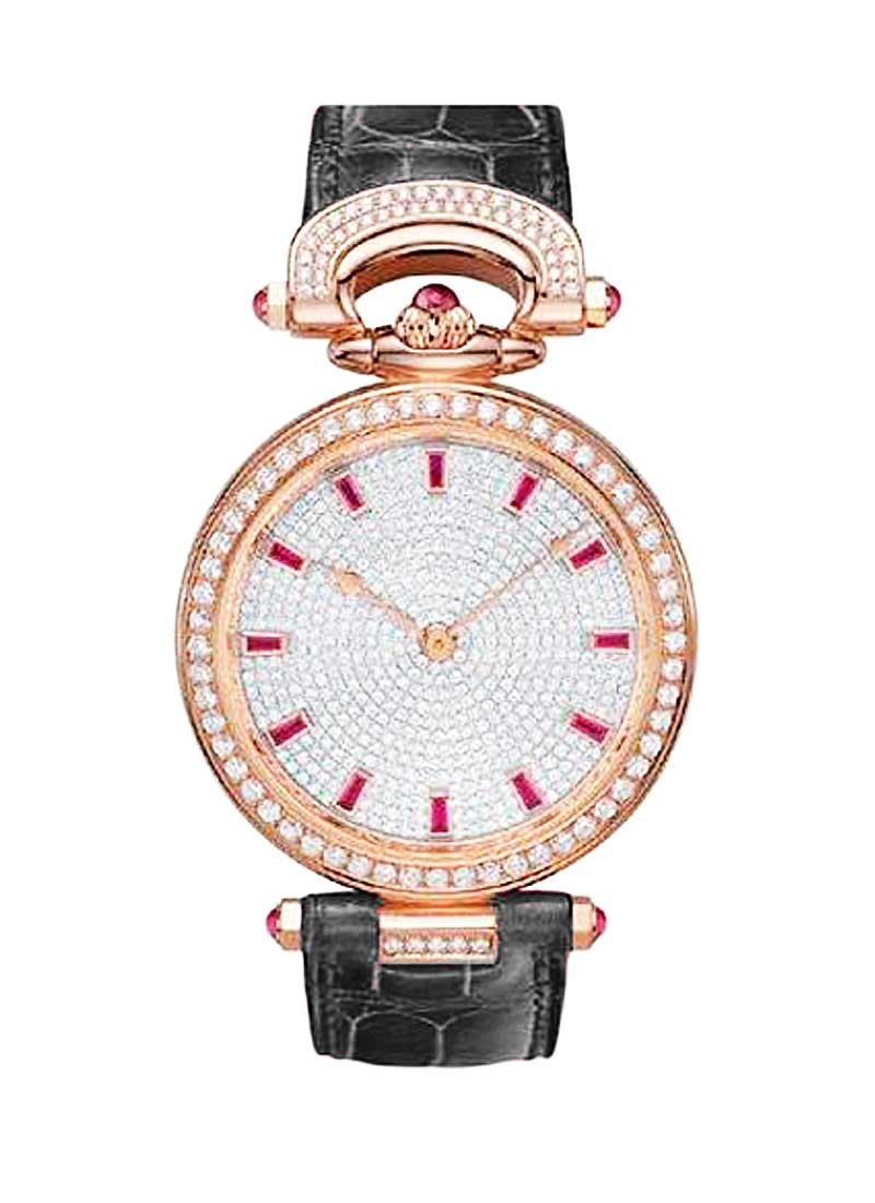 Bovet Bovet Fleurier Amadeo  Jewelry 39mm Automatic in Rose Gold with Diamonds Bezel & Lugs