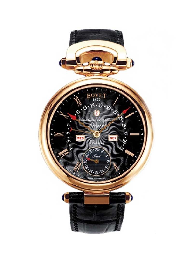 Bovet Fleurier Perpetual Calendar GMT Amadeo 42mm Automatic in Rose Gold