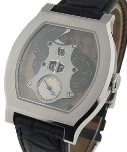 Vagabondage II - Limited Edition of 68 Pieces Platinum on Strap with Openwork Dial