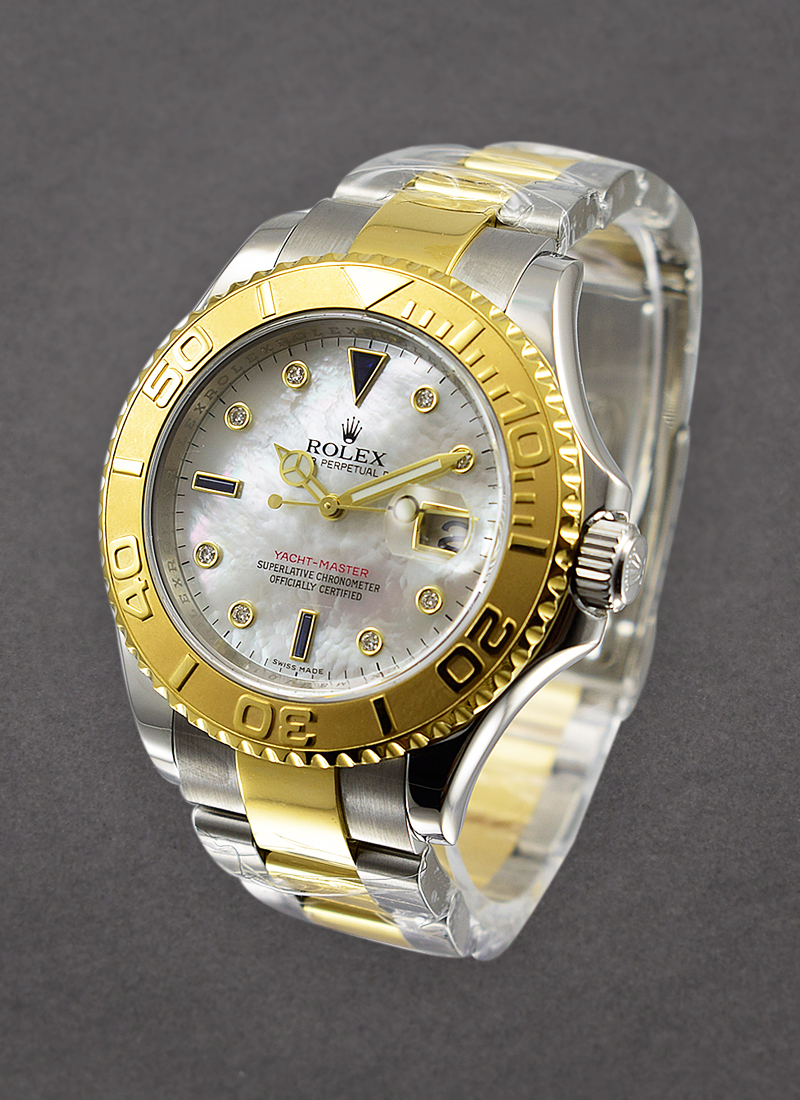 Rolex Unworn Yacht-Master 2-Tone in Steel and Yellow Gold Bezel