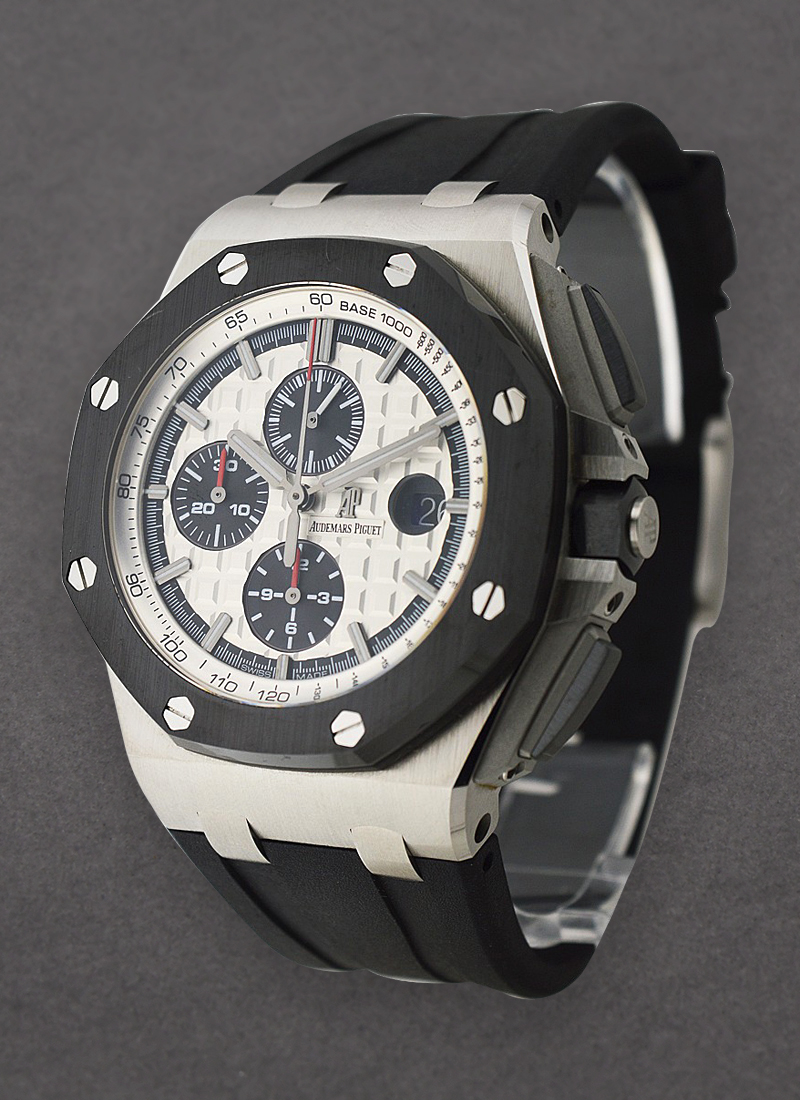 Audemars Piguet Royal Oak Offshore Chronograph in Steel with Black Ceramic Bezel