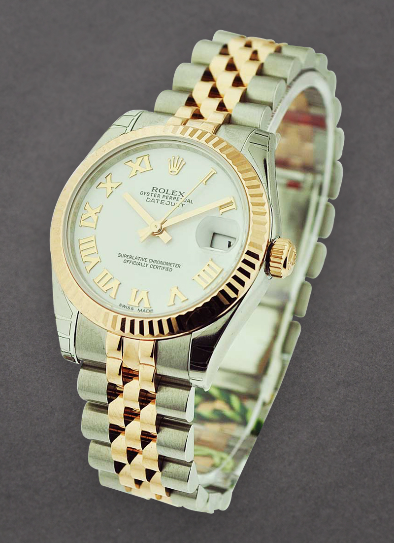 Rolex Unworn Mid Size Steel and Rose Gold Datejust