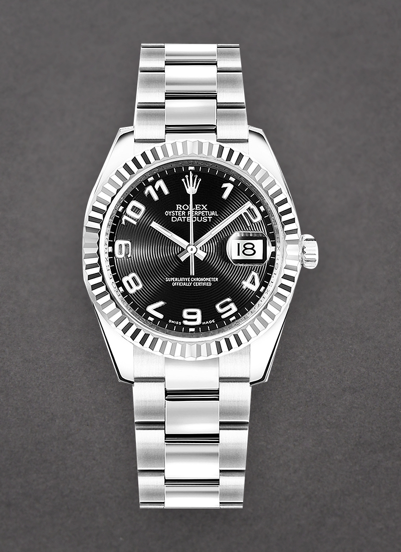 Rolex Unworn Datejust 31mm in Steel with Fluted Bezel