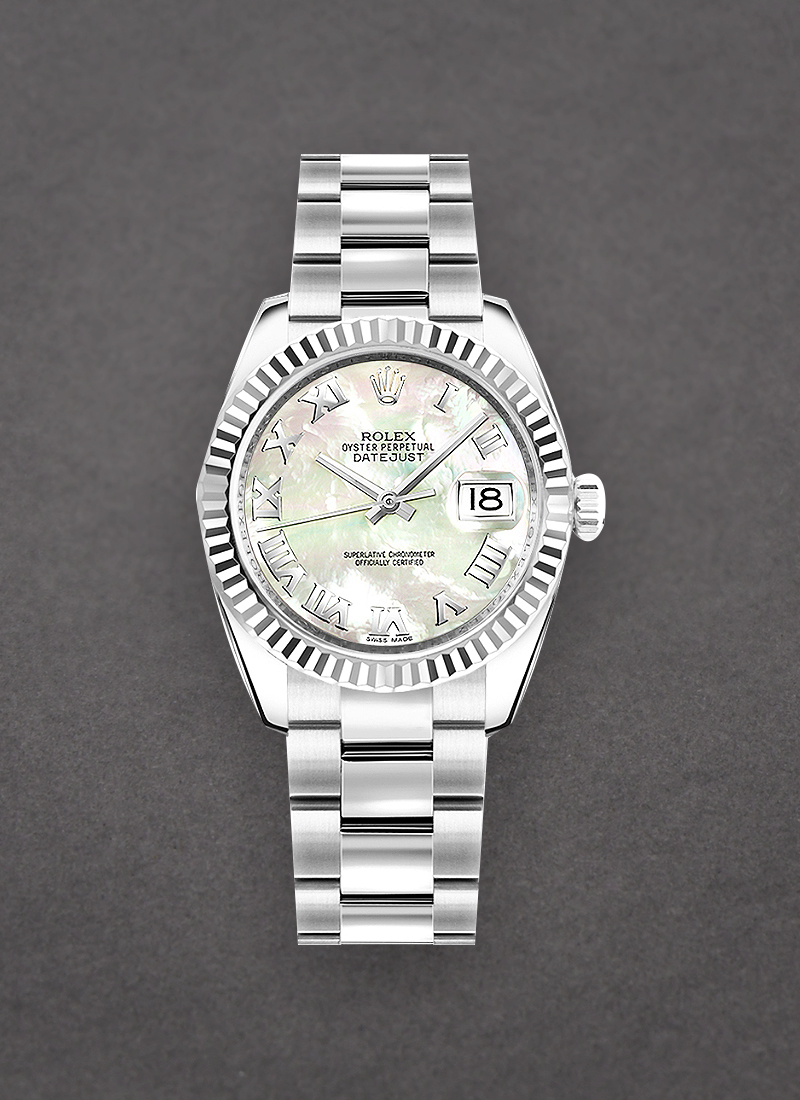 Rolex Unworn Datejust 31mm in Steel with Fluted Bezel