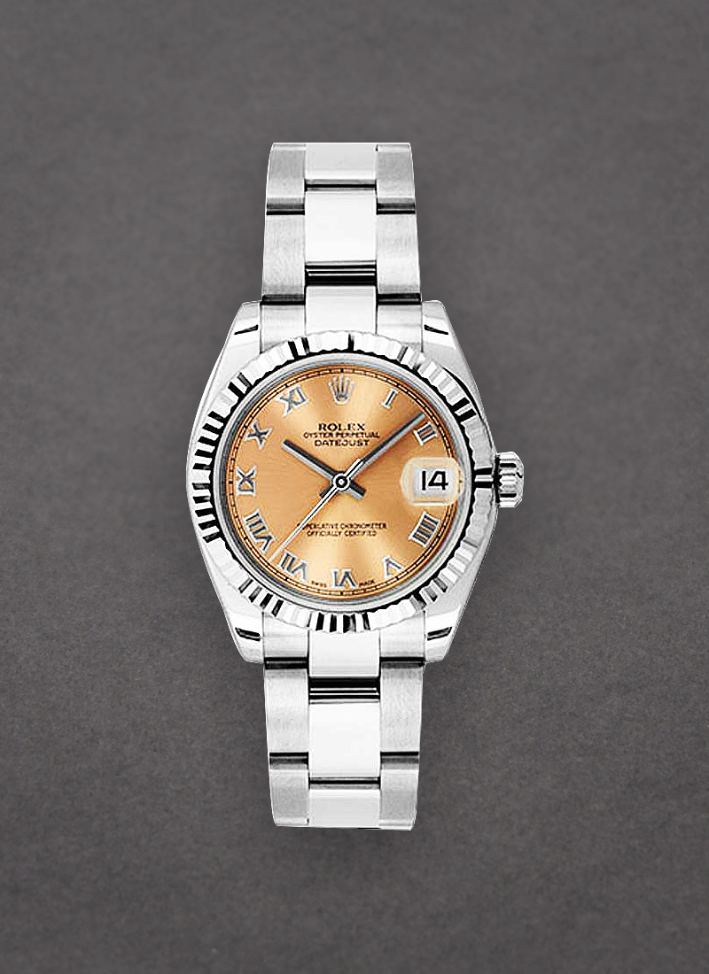 Rolex Unworn Datejust in Steel with Fluted Bezel