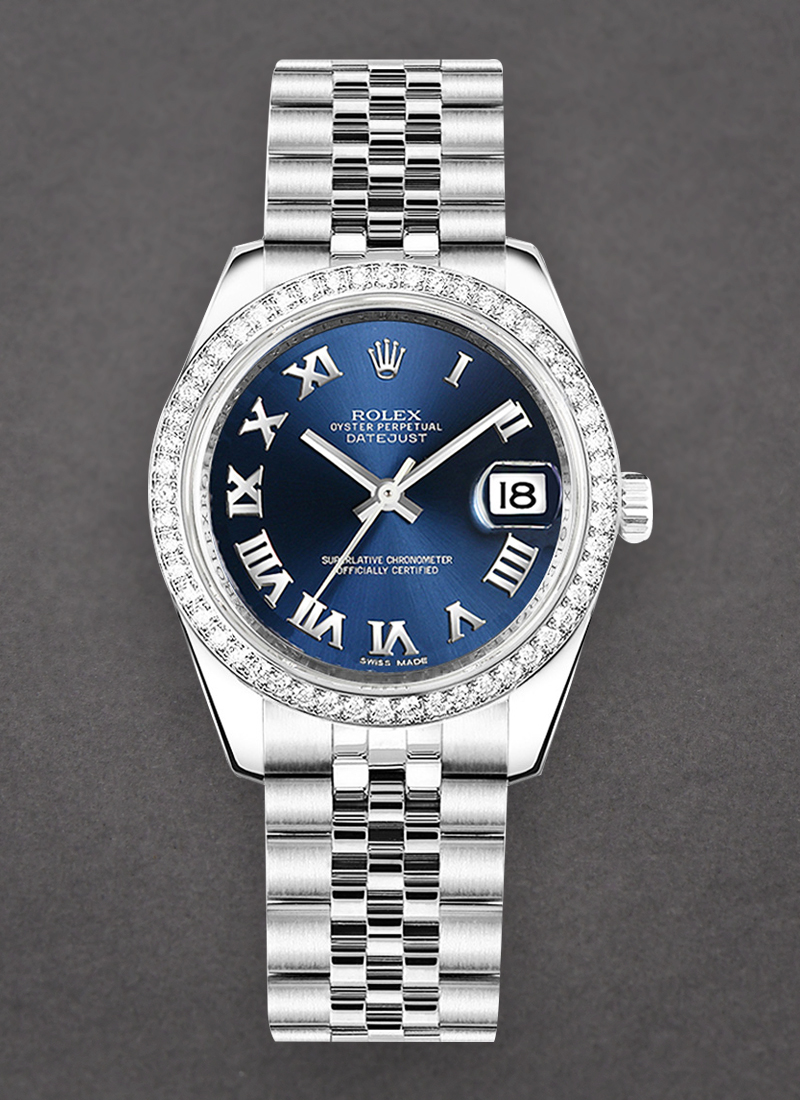 Rolex Unworn Datejust 31mm in Steel with Diamond Bezel