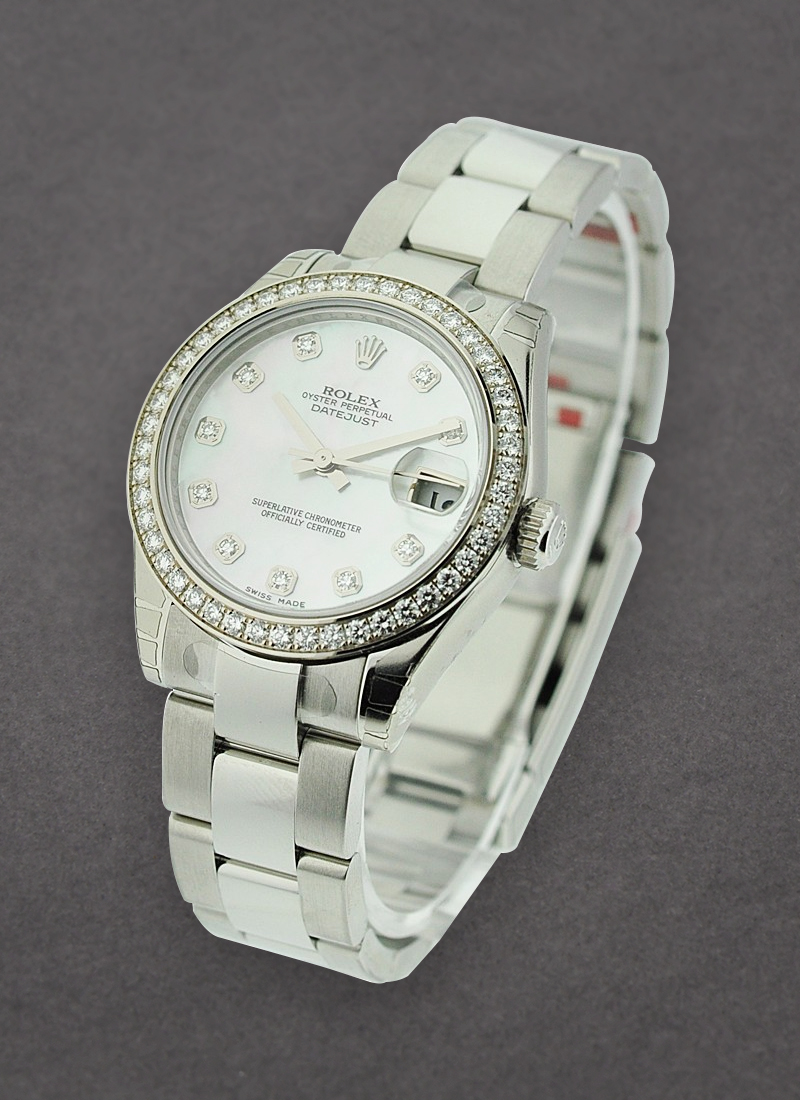 Rolex Unworn Datejust in Steel with Diamond Bezel