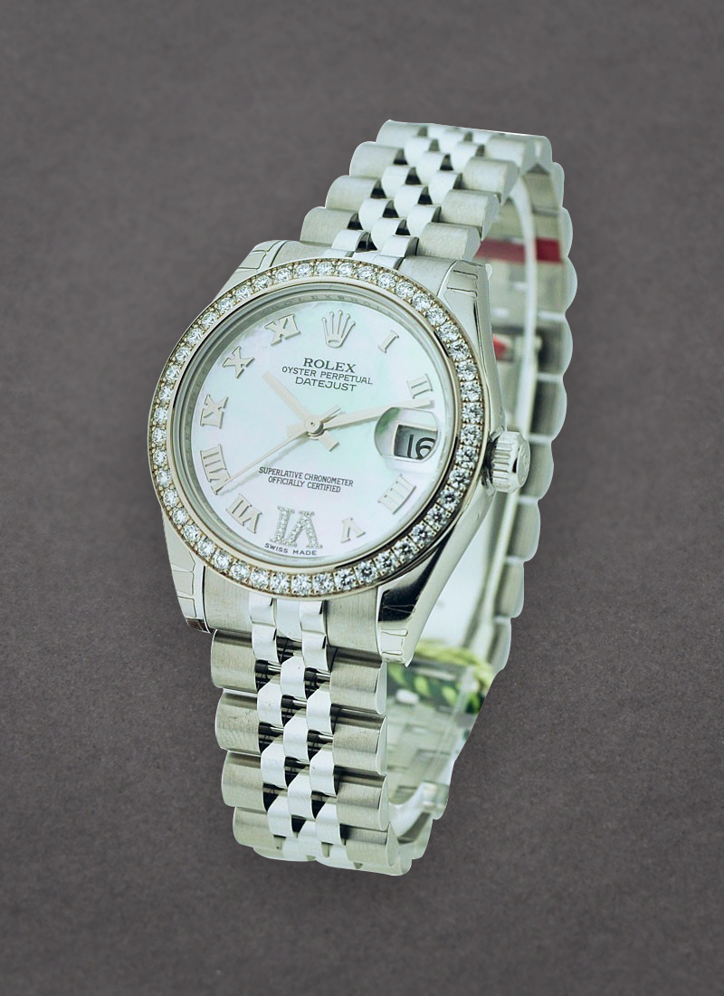 Rolex Unworn Datejust 31mm in Steel with Diamond Bezel