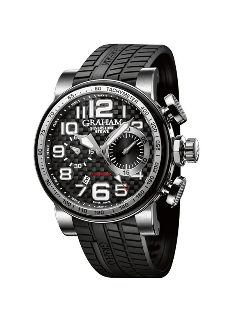 Graham Silverstone Stowe Classic in Steel with Ceramic Bezel 