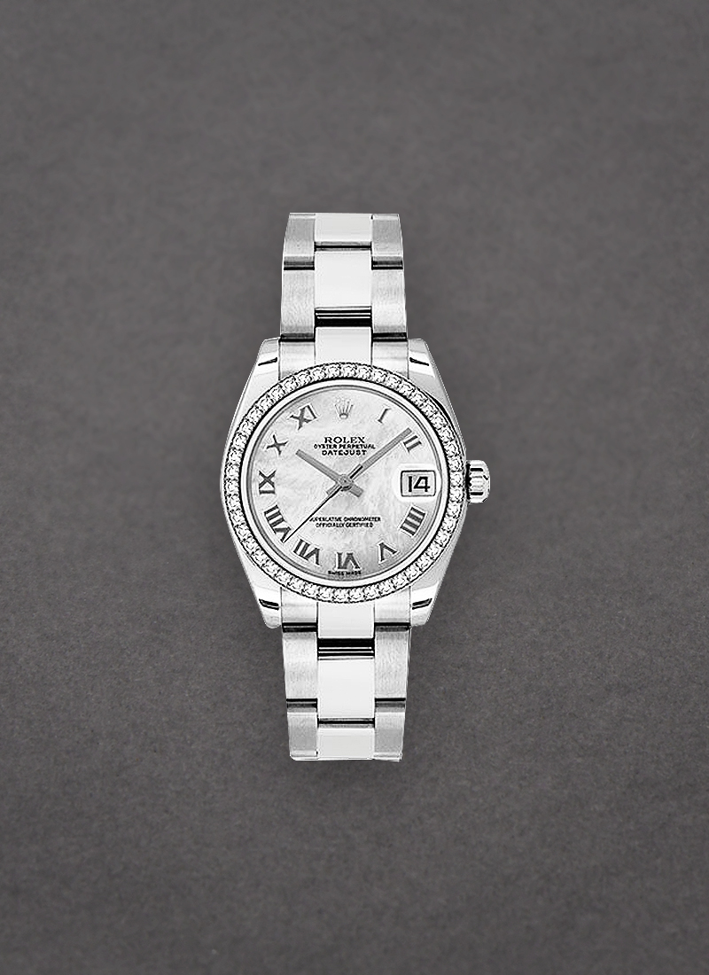 Rolex Unworn Datejust 31mm in Steel with Diamond Bezel