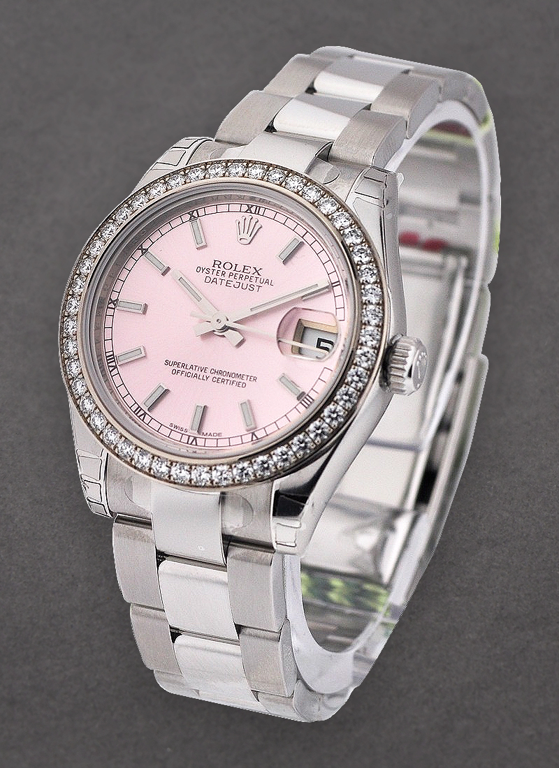 Rolex Unworn Datejust in Steel with Diamond Bezel