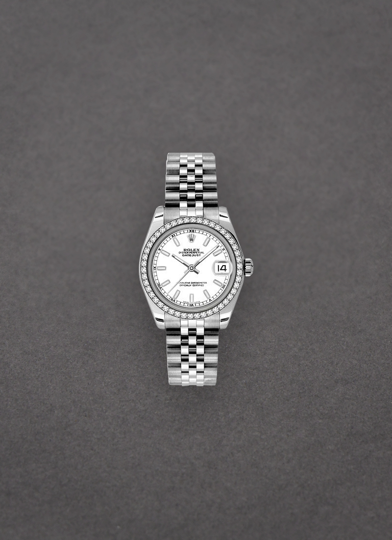 Rolex Unworn Datejust in Steel with Diamond Bezel