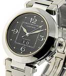 Pasha C Big Date in Steel on Steel Bracelet with Black Dial