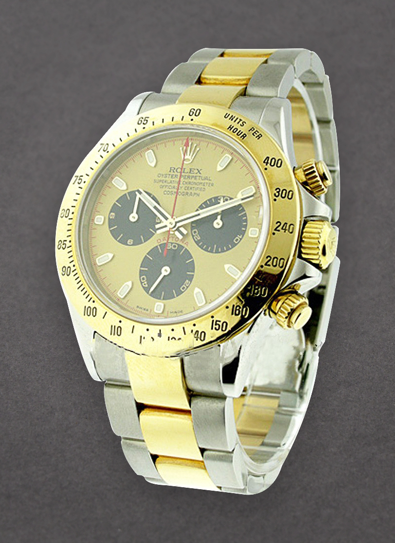 Rolex Unworn Daytona Cosmograph 2 Tone in Steel with Yellow Gold Bezel