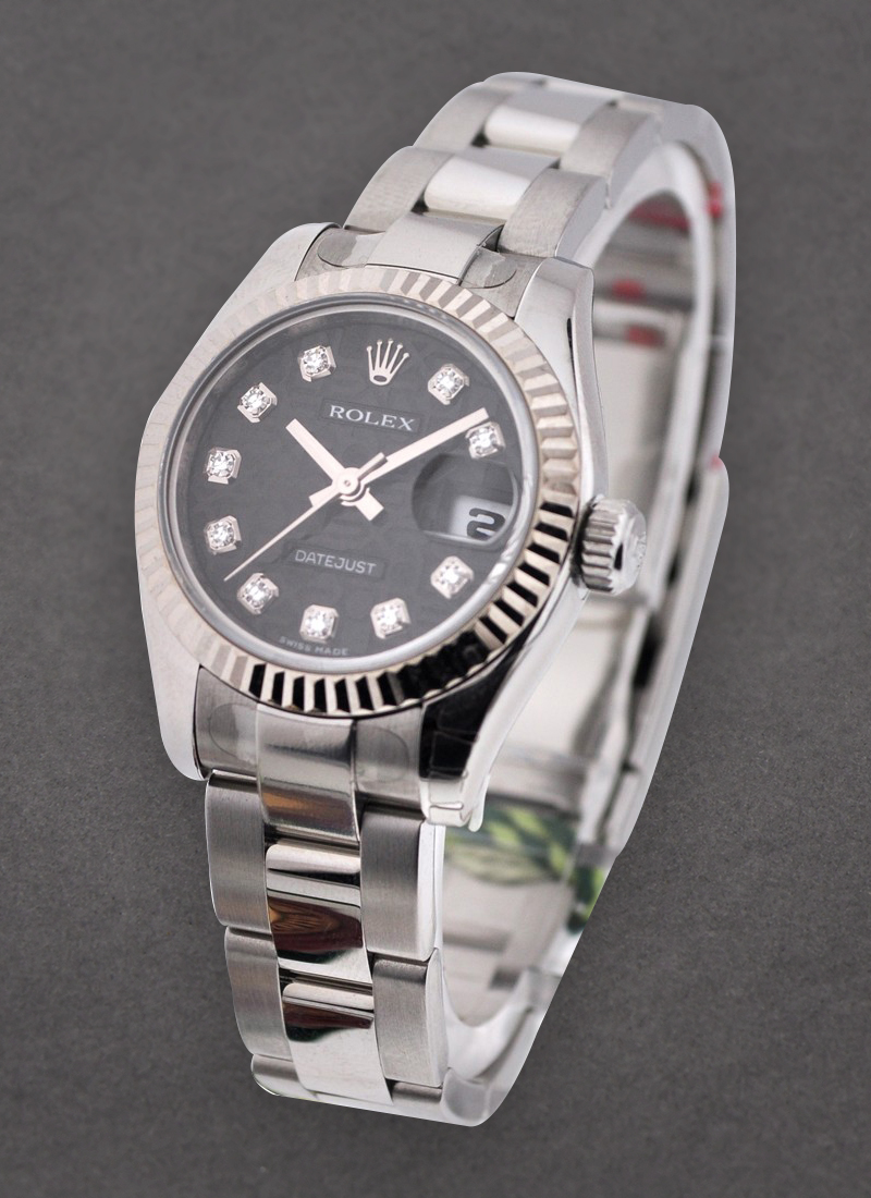 Rolex Unworn Datejust Ladies 26mm in Steel with White Gold Bezel