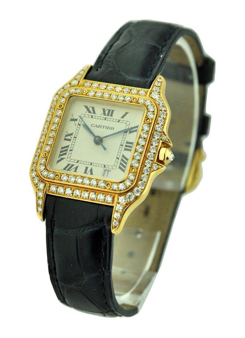 Cartier Panther 27mm Yellow Gold on Strap 