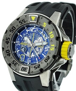 RM 028 Diver Mens St Barth Regatta Edition Titanium on Rubber Strap