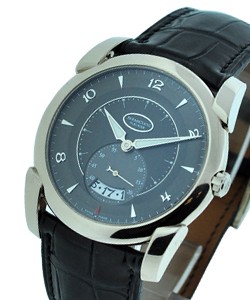 Tonda 42mm in White Gold on Strap with Rhodium Dial