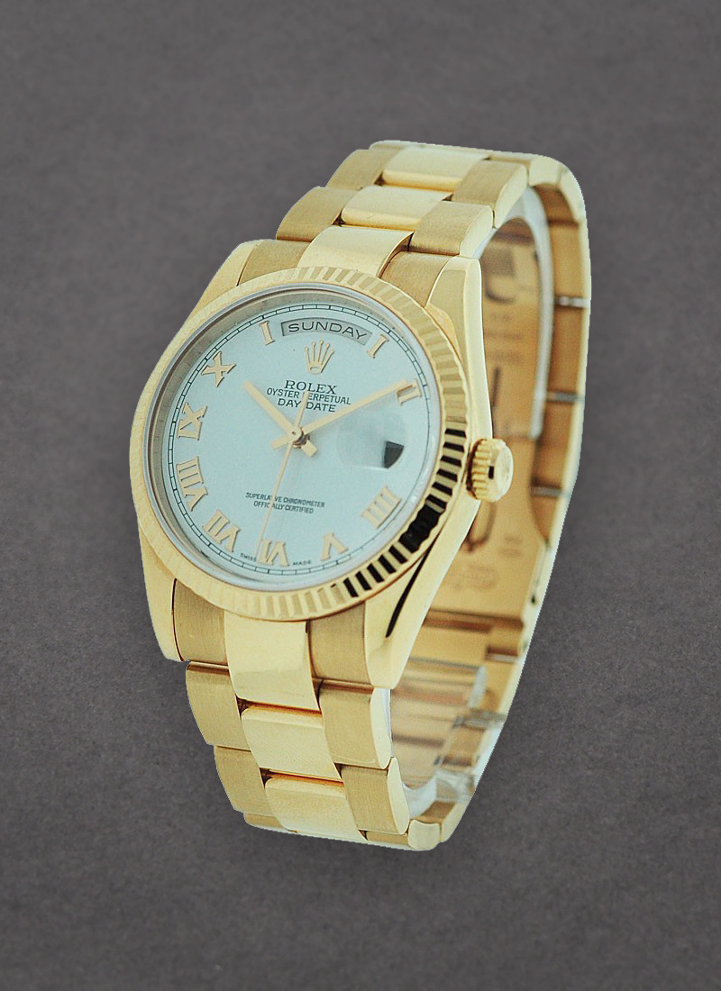 Pre-Owned Rolex Presidential - Rose Gold - Fluted Bezel - 36mm