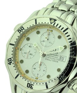 Seamaster Professional Chronograph Steel on Bracelet with White Dial