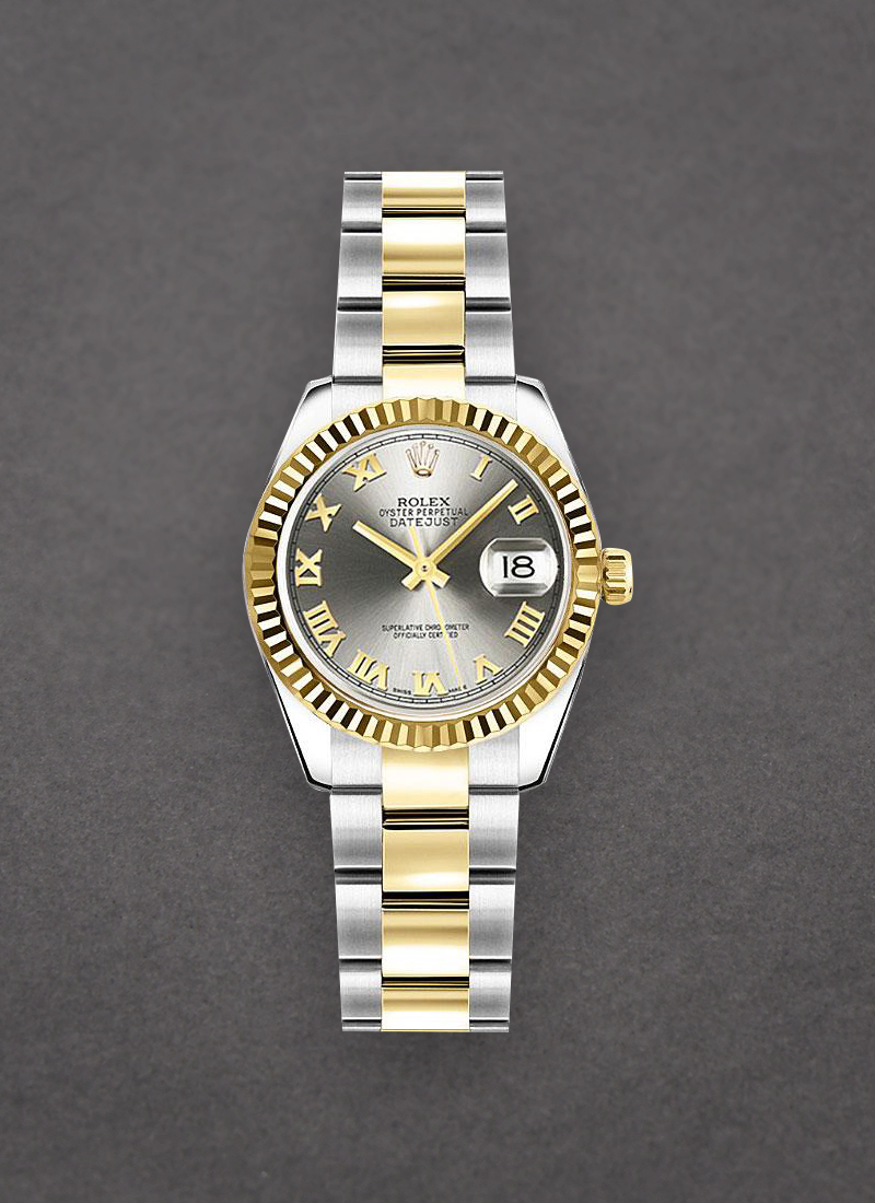 Rolex Unworn 26mm Datejust 2-Tone SS/YG with Fluted Bezel