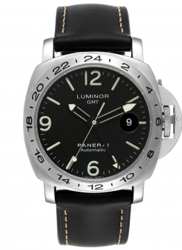 Panerai PAM23 PAM 23 - Panerai GMT Men's Automatic in Steel PAM23