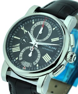 Star 4810 Chronograph Stainless Steel on Strap with Black Dial