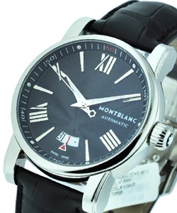Auto Star 4810 Stainless Steel on Strap with Black Dial