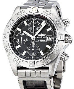 Windrider Chrono-Galactic 44mm Automatic in Steel Steel on Bracelet with Gray Dial