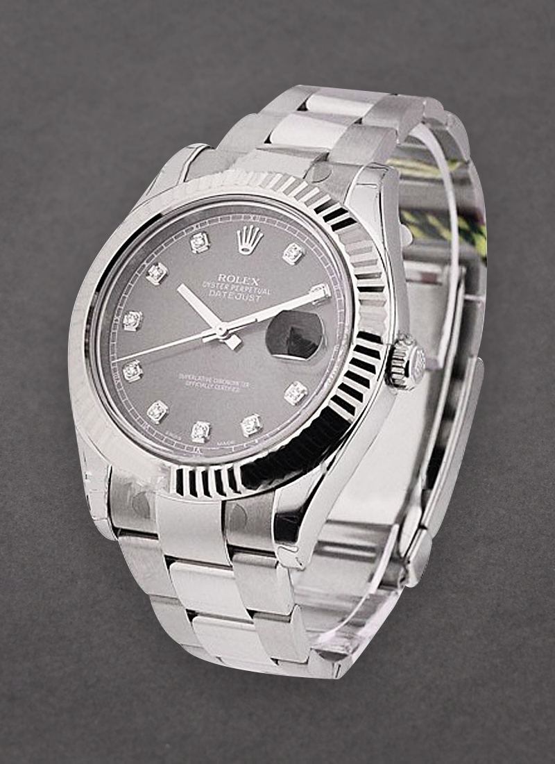 Rolex Unworn Datejust II in Steel with Fluted Bezel