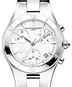 Linea Chronograph Steel on Bracelet with Mother of Pearl Dial