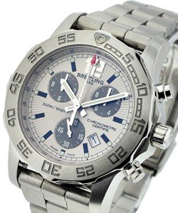 Colt Men''s Automatic Chronograph in Steel on Stainless Steel Bracelet with White Dial