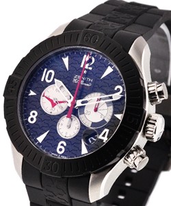 Defy Classic Chronograph Aero Flyback Steel with Rubber Strap - Limited Edition of 200pcs