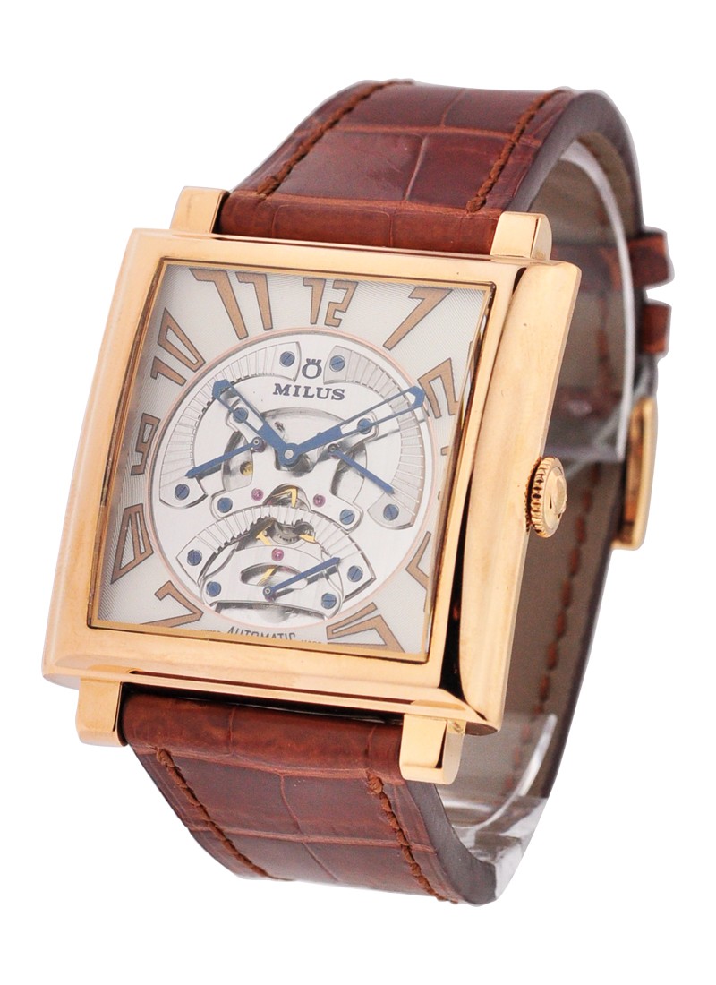 HERT401 Milus Herios TriRetrograde Rose Gold | Essential Watches