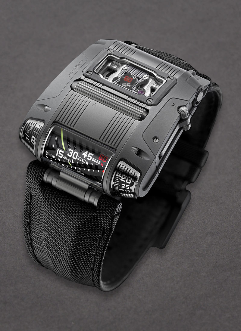 Urwerk Cobra UR 111 in Gun Metal Steel