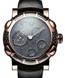Moon Dust DNA - Gold Mood in Rose Gold PVD Steel - Limited Edition - Black Dial 