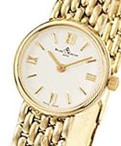 Gala in Yellow Gold on Yellow Gold Bracelet with White Dial