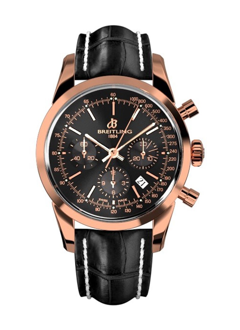 Breitling Transocean Chronograph in Rose Gold