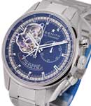 Chronomaster Open Power Reserve in Steel on Steel Bracelet with Black Dial
