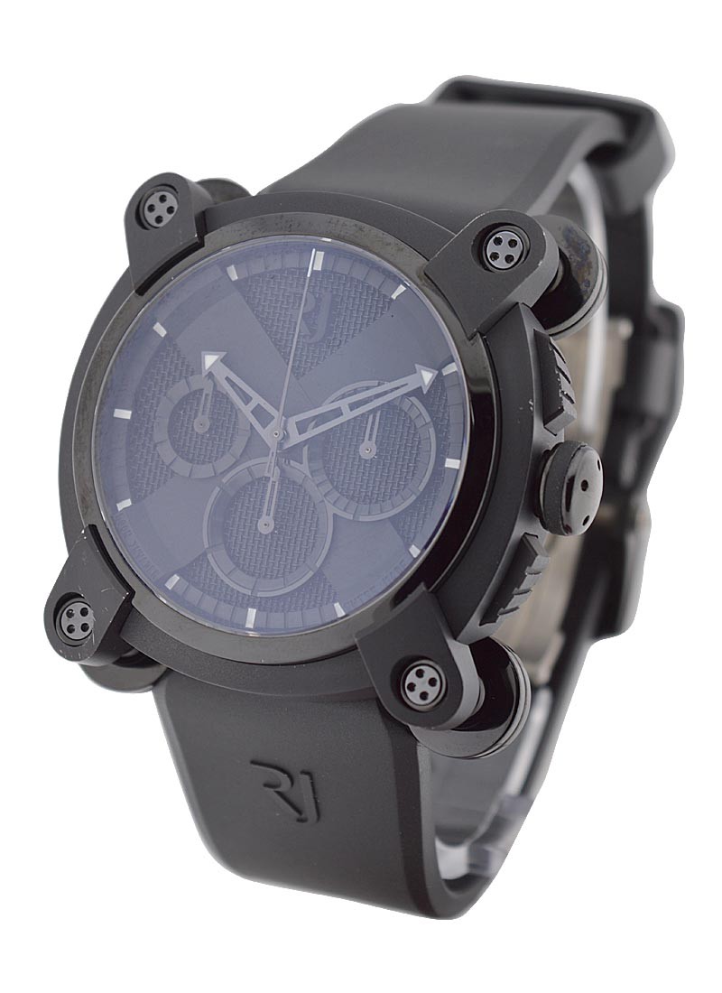 Romain Jerome Moon Invader Chronograph in Black PVD-Coated Steel