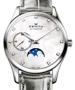 Zenith Elite Ultra Thin Lady Automatic Blue Dial Stainless Steel Watch  16.2310.692/51.M2310