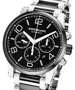 Timwalker Automatic Chronograph in Steel on Steel Bracelet with Black Dial