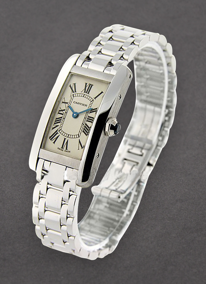 Cartier Tank Americaine Small Size in White Gold