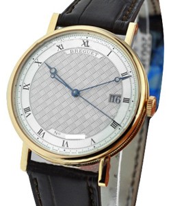Classique Automatic - 38mm Rose Gold on Strap with Silver Arabic Dial