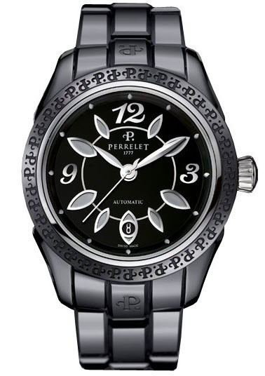 Eve Series Ladies Automatic in Black Ceramic Black Ceramic on Bracelet with Black Dial