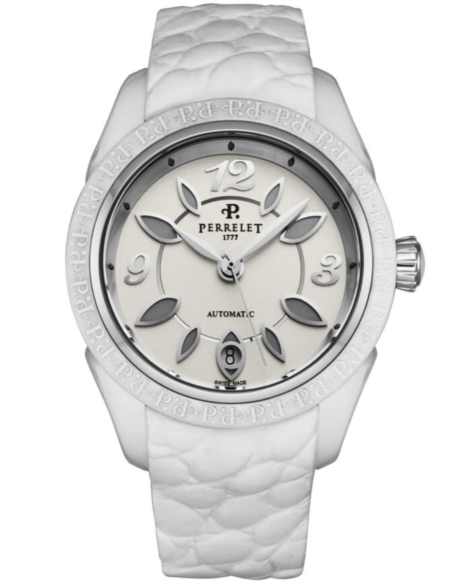 Eve Series Ladies Automatic in White Ceramic White Ceramic on Bracelet with White Dial