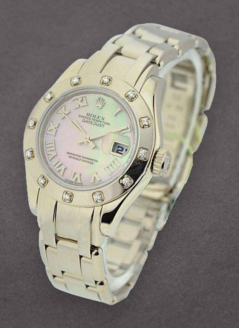 Pre-Owned Rolex Masterpiece Lady's with White Gold 12 Diamond Bezel