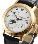 Power Reserve Moon 5057 Cortina Jubilee in Rose Gold - Limited Edition to 100 pcs. on Black Crocodile Leather Strap with White Dial