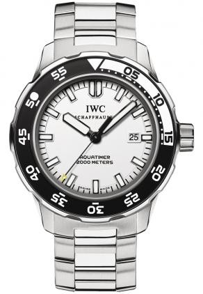 Aquatimer Automatic 2000 IW3568-09 Steel on Steel Bracelet with White Dial
